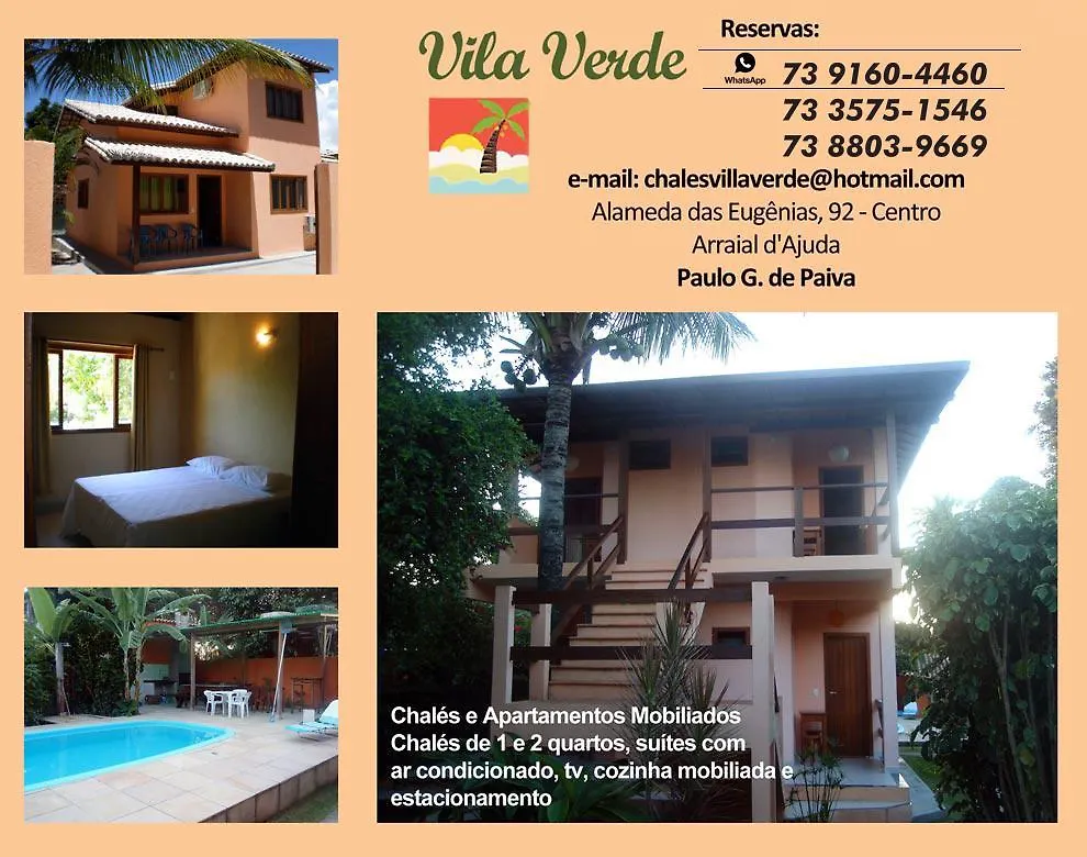 Chale Villa Verde Porto Seguro